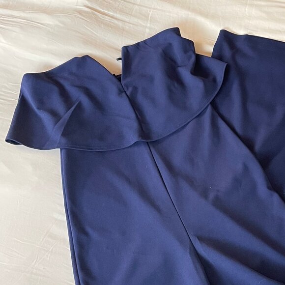 Power of Love Navy Blue Strapless Jumpsuit - Picture 6 of 8